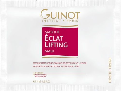 Guinot Eclat Lifting - Feszesítő és ragyogást fokozó maszk - Azonnali lifting hatás 4 db