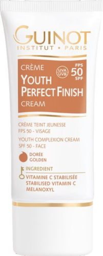 Guinot Youth Perfect Finish 'Doré' - Színezett nappali arckrém SPF 50 - Arany árnyalat 30 ml