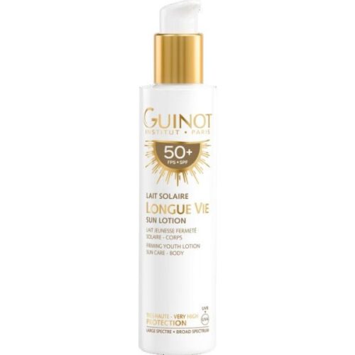 Guinot LONGUE VIE SPF 50+ - Fiatalító fényvédő tej extra magas fényvédelemmel 150 ml