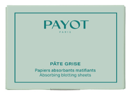 Payot Pâte Grise - Mattító, olajfelszívó lapocskák a zsíros bőr fényének szabályozására 50 db