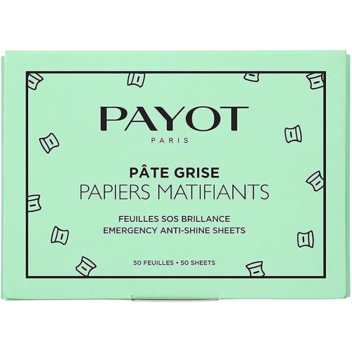 Payot Pâte Grise - Mattító, olajfelszívó lapocskák a zsíros bőr fényének szabályozására 50 db