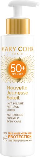 Mary Cohr New Youth - Anti-aging naptej testre extra magas fényvédelemmel SPF 50+ 150 ml