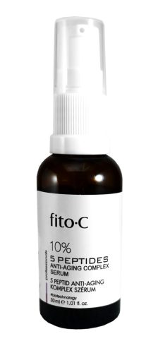fito.C - 10% 5 Peptides Anti-aging Complex Serum - 5 Peptid Anti-aging Komplex Szérum, 30ml